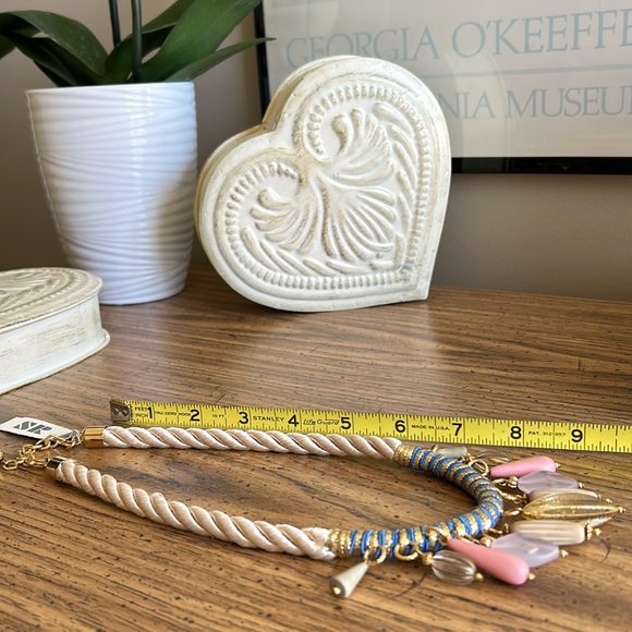 Vintage Egyptian Look Rope Charm Necklace - Picture 10 of 13